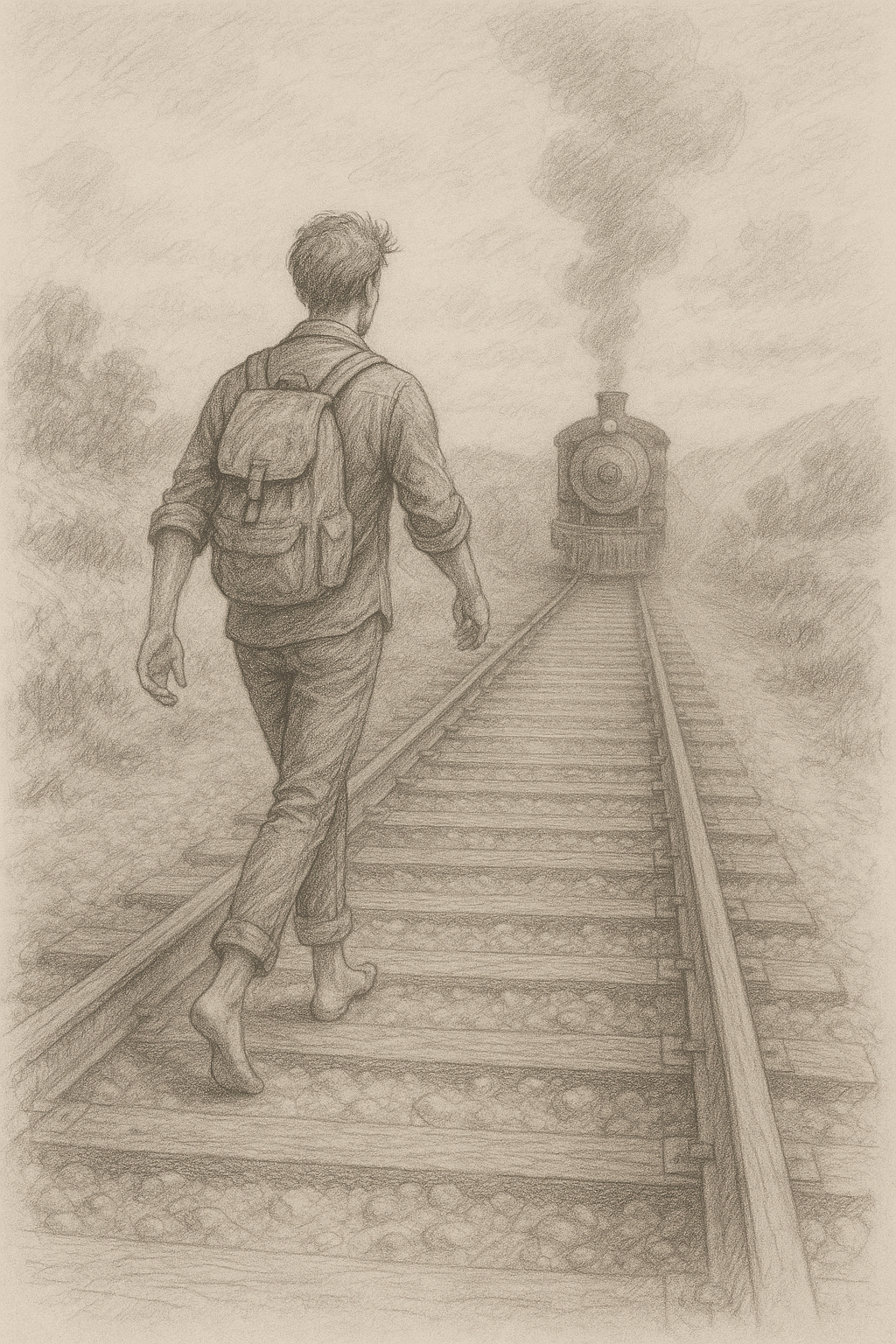 Coleção: "A Caminhada" – Eu e o Trilho