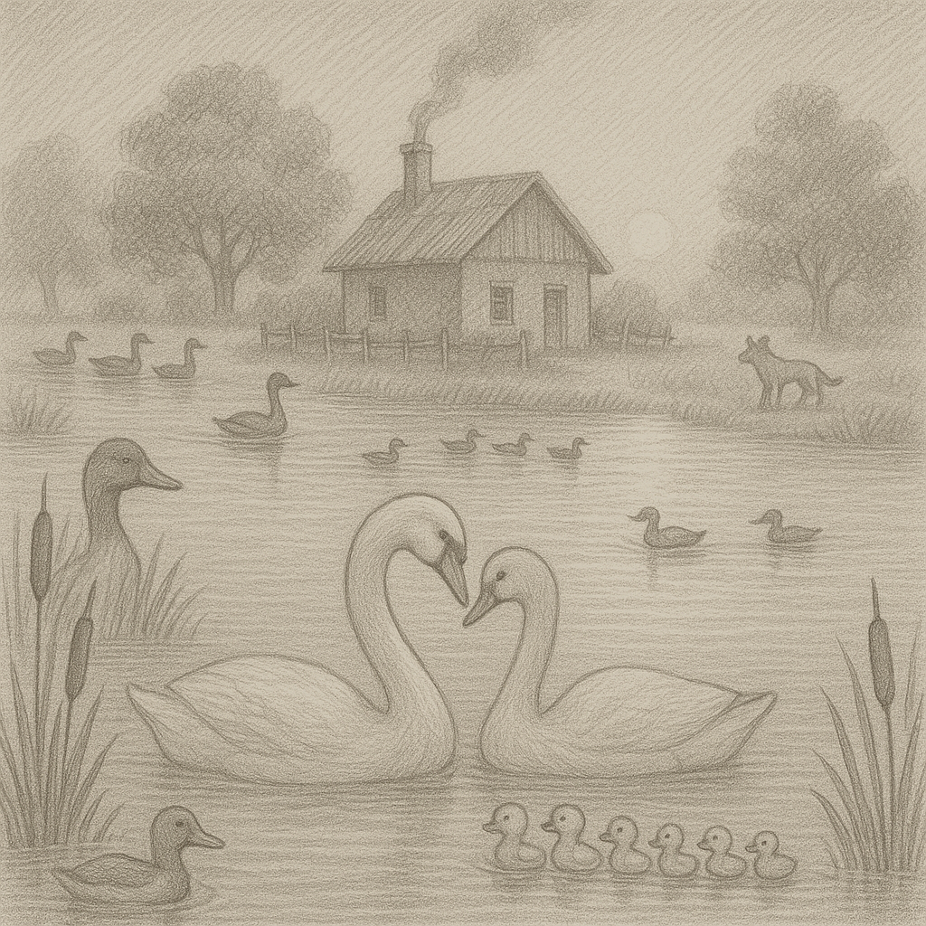 Coleção "O Lago" - Os Ganços e o Lago